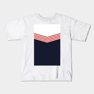 England 1976 Retro Navy, White & Red Kids T-Shirt